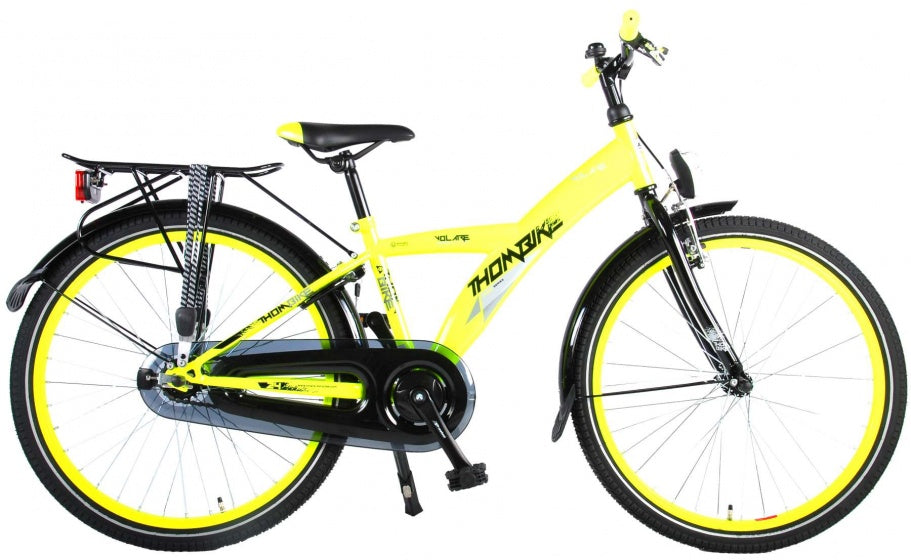 Thombike 24 Inch 37 cm Jongens Terugtraprem Geel