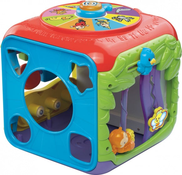 activiteitenkubus Bumba 22 cm multicolor