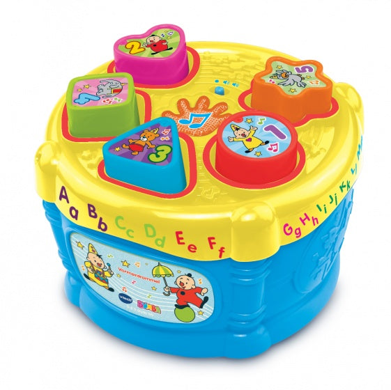 Bumba vormentrommel 25 cm blauw/geel