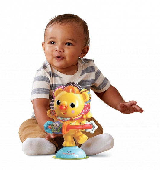 draai en dans leeuw geel 22 cm