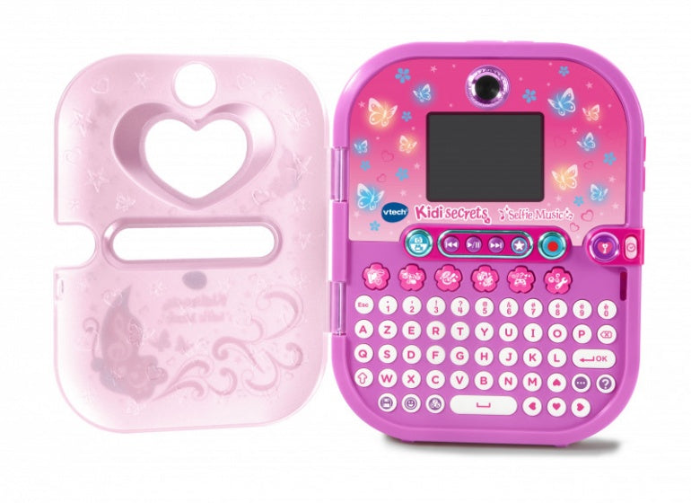 interactief dagboek Kidisecrets Selfie Music 18 cm roze