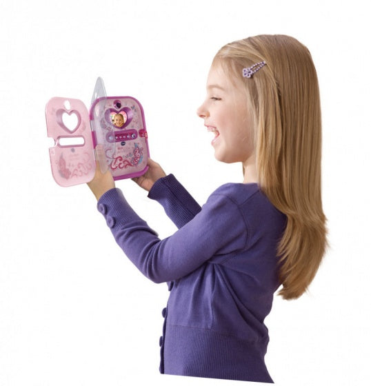 interactief dagboek Kidisecrets Selfie Music 18 cm roze