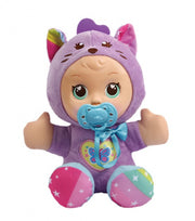 Little Love knuffelpop kat paars 26 cm