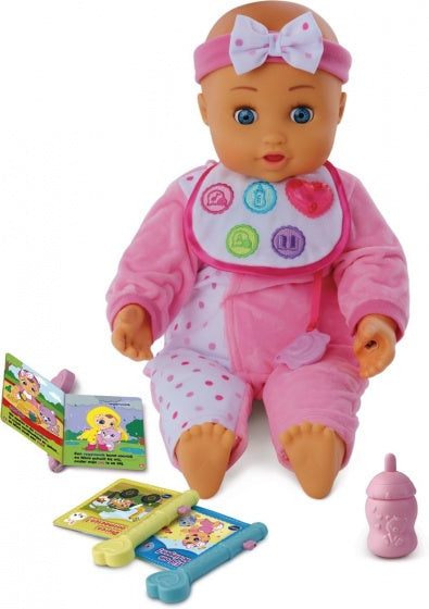 Little Love babypop Eva's Eerste Woordjes 40 cm roze