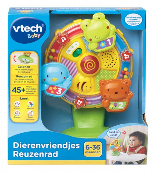 reuzenrad Dierenvriendjes met licht en geluid