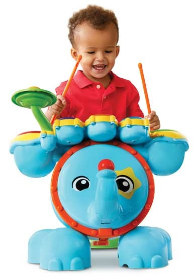 Rock & Leer Drumstel junior blauw