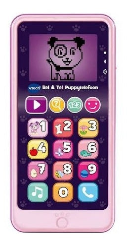telefoon Bellen & Tellen 14 cm paars