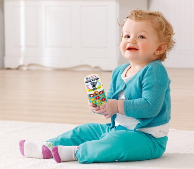 telefoon Woezel & Pip groen/wit