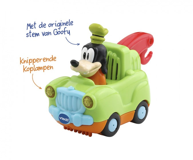 Toet Toet auto: Disney Goofy Takelwagen 10 cm groen