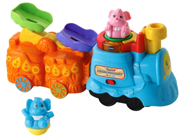 ZoomiZooz Reis & Leer Locomotief 350 cm multicolor