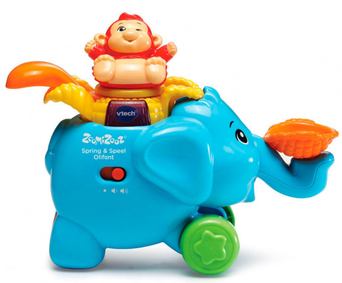 ZoomiZooz Spring & Speel Olifant