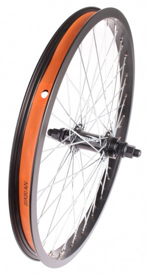 Achterwiel 14 mm Freestyle 20 inch Aluminium 48G Zwart