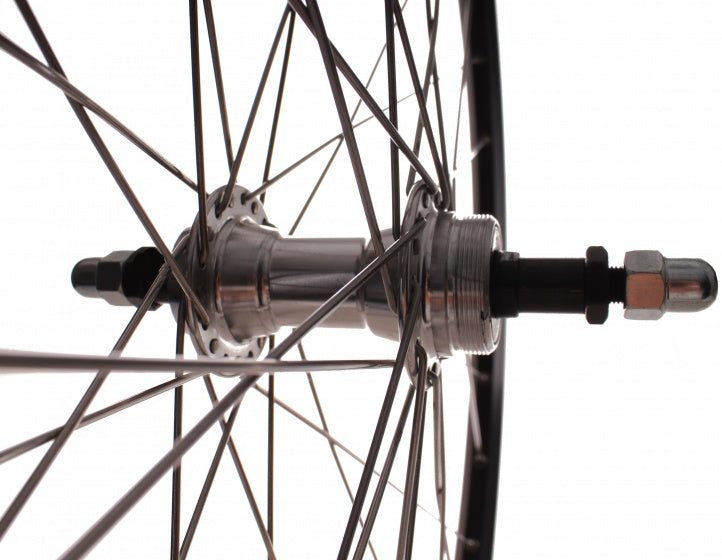 achterwiel 28 inch ZAC2000 RVS zwart