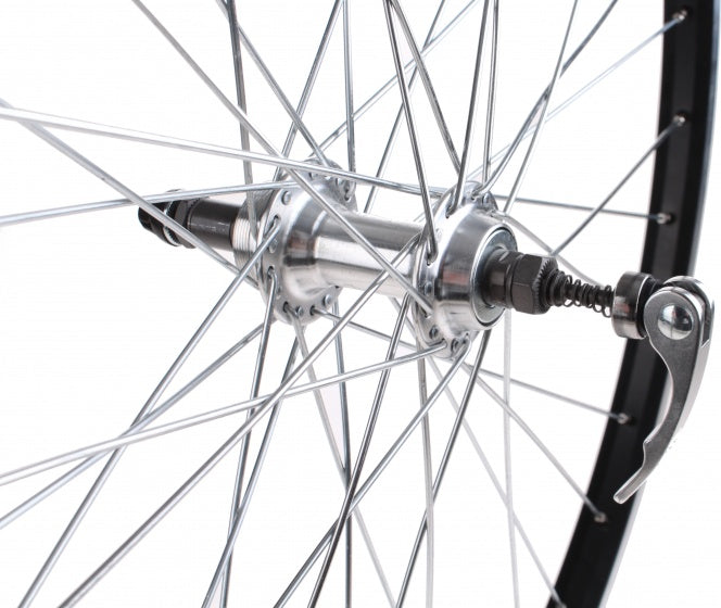 achterwiel 28 x 1 5/8 x 1 1/4 velgrem aluminium 36G zwart