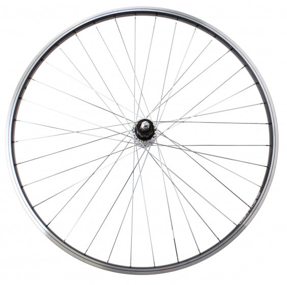 achterwiel Paralex 28 inch 8/9V 36G zwart/zilver