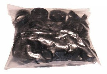 Balhoofdring 1 1/8 Inch X 10mm Aluminium Zwart 50 Stuks