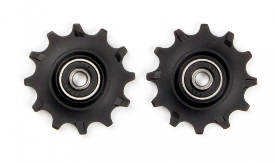 derailleurwieltjes 11 tanden 9-11S zwart 2 stuks