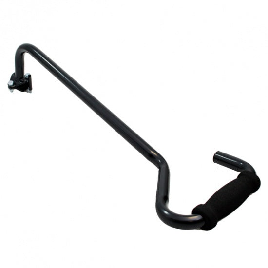 duwstang fietstrainer 67 cm stal zwart