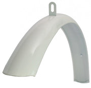 voorspatbord 28 inch staal wit