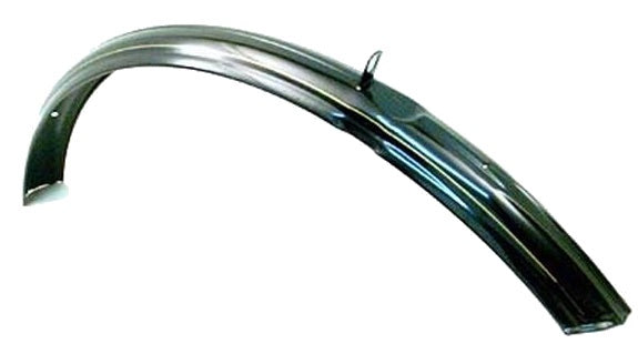 voorspatbord 28 inch staal zwart/goud