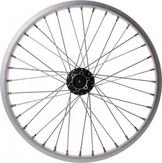 voorwiel 20 x 1.75 inch schijfrem aluminium zilver
