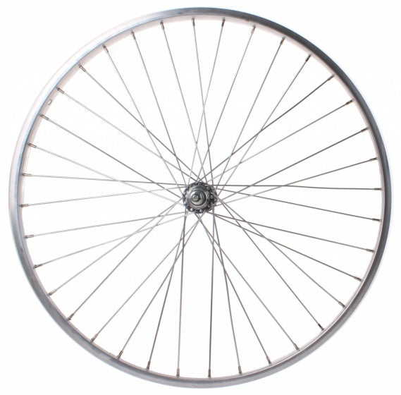 voorwiel 24-1.75 inch aluminium 36G zilver