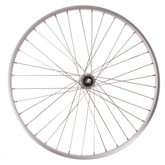 voorwiel 28 inch (622-20) rollerbrake 36G zilver
