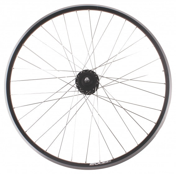 voorwiel 28 x 1 5/8 x 1 3/8 inch Shimano naafdynamo zwart