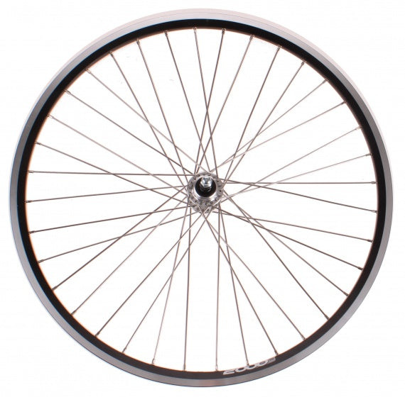 voorwiel Hybride 28 inch Parallex aluminium zwart