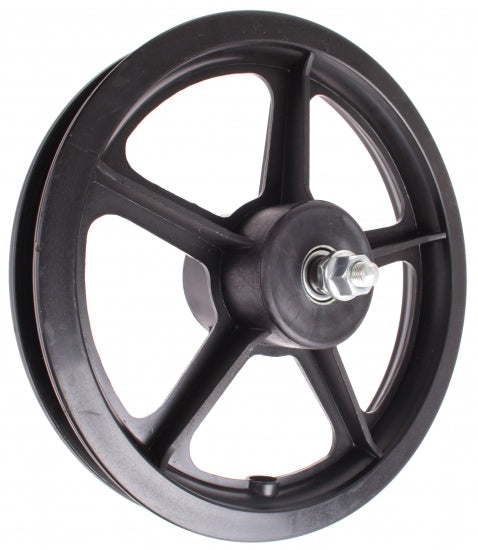 Wiel Step / Autoped 12 1/2 x 2 1/4 PVC Zwart