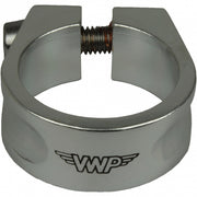 zadelpenklem 34.9 mm aluminium zilver
