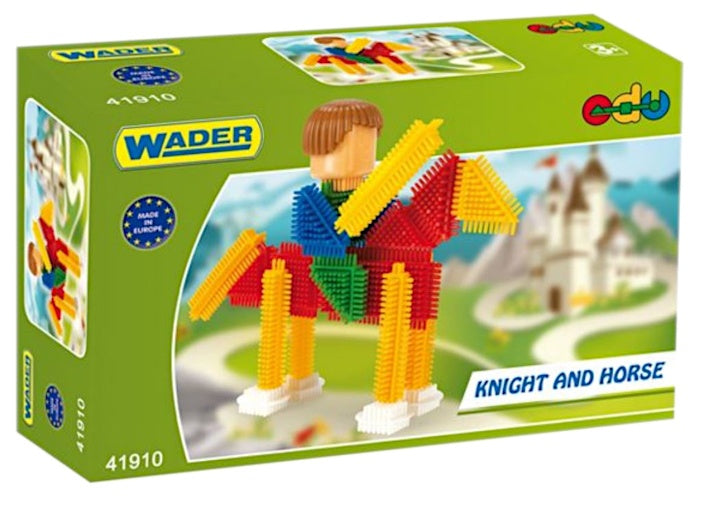 bouwblokken Needle Blocks Knight and Horse