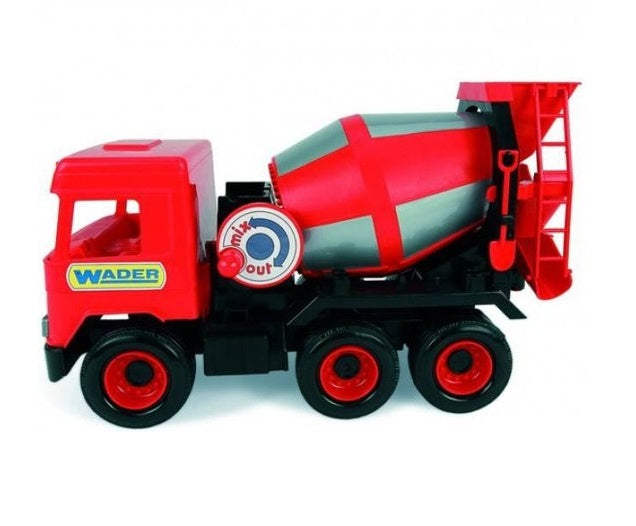 speelgoed Betonwagen rood 43 cm