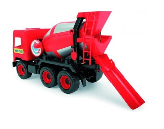 speelgoed Betonwagen rood 43 cm