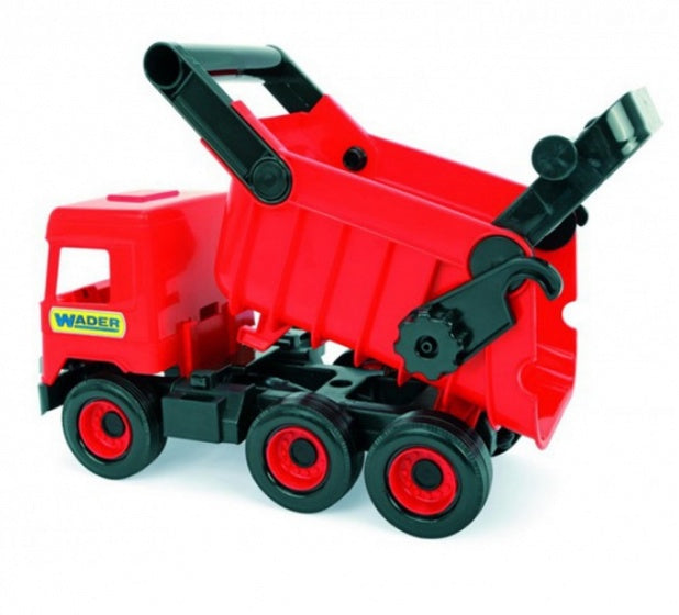 Speelgoedtruck met kieper rood 43 cm