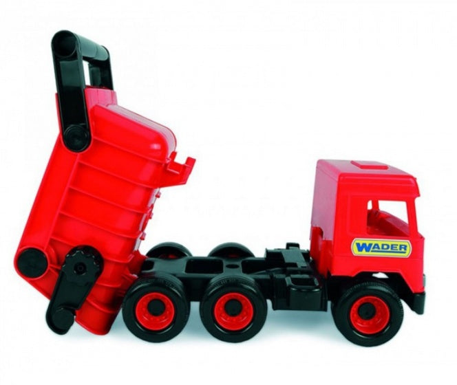 Speelgoedtruck met kieper rood 43 cm