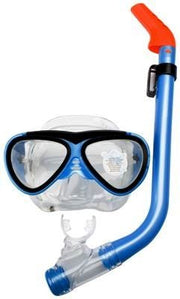 snorkelset junior blauw 2-delig