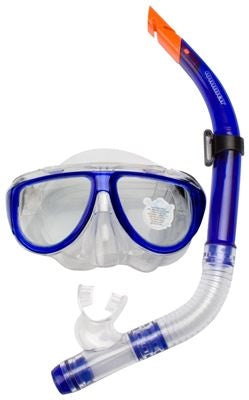 Duikbril Met Snorkel Blauw Senior