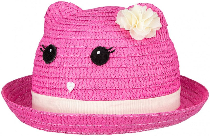 Junior Fiësta strohoed meisjes roze