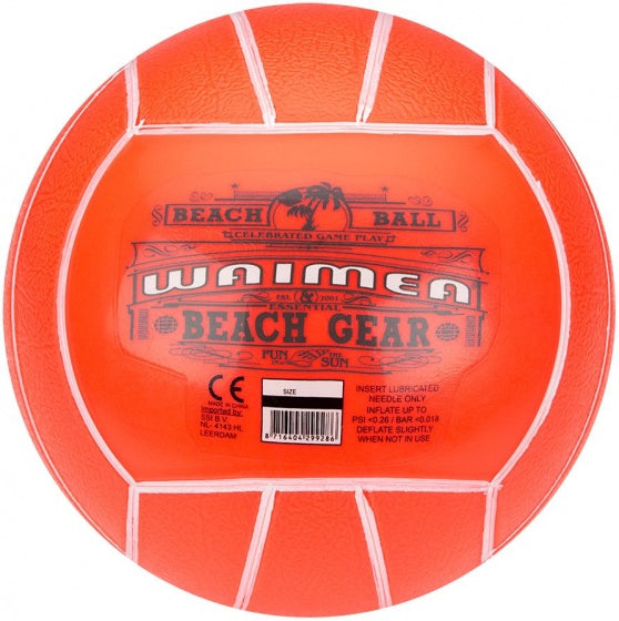 strandbal 21 cm oranje