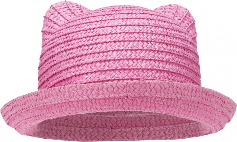 Strohoed Animal junior roze universeel