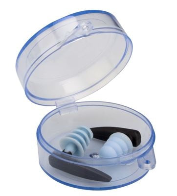 Zwem Oordoppen Basic One Size Zwart