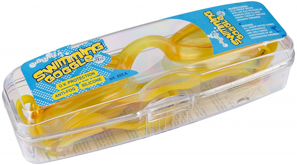 zwembril junior polycarbonaat geel one-size