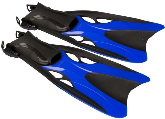 Zwemvliezen Verstelbaar Senior Blauw/Zwart Maat 42-47