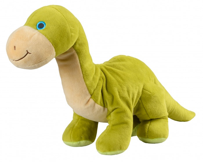 warmteknuffel dino 30 cm groen
