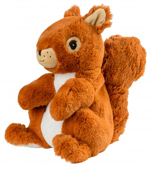 warmteknuffel eekhoorn 25 cm bruin