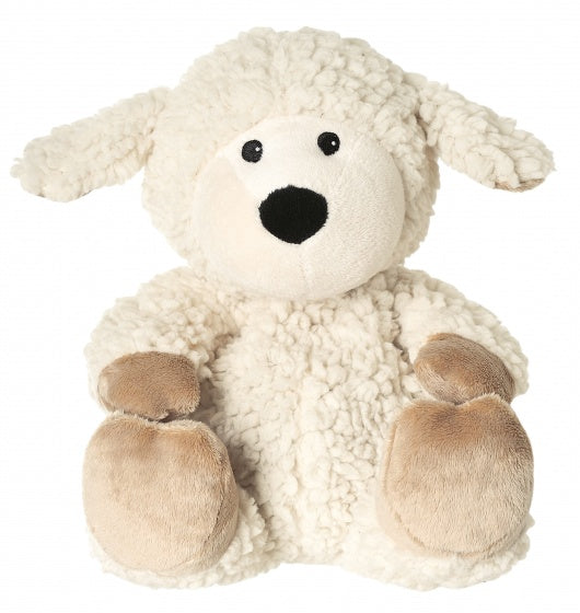 warmteknuffel schaap 32 cm wit