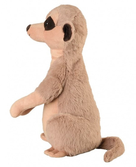 warmteknuffel stokstaartje 30 cm bruin