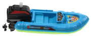 Opwindbare boot 15 cm blauw