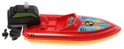 Opwindbare speedboot 15 cm rood